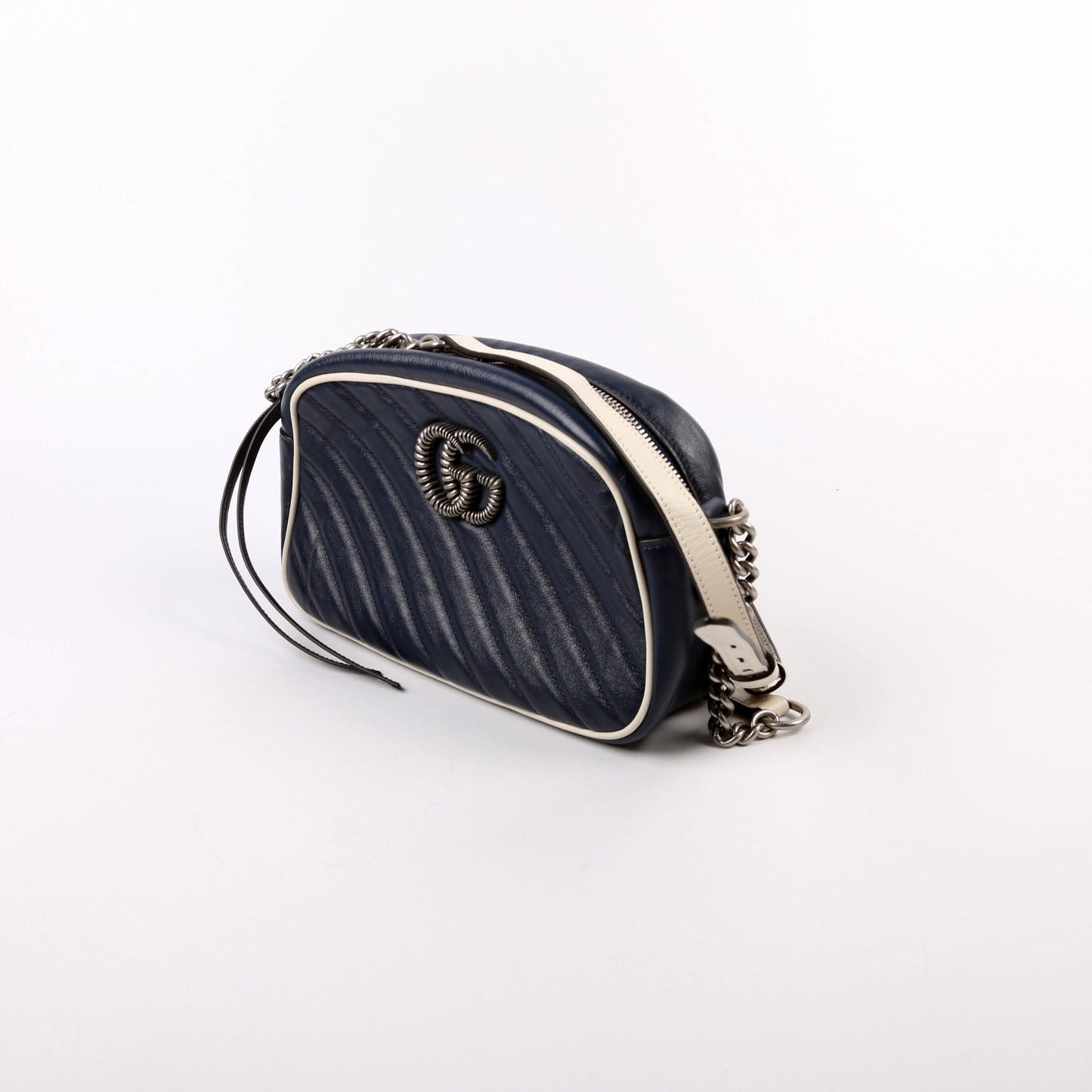 Gucci  Small Leather Camera Blue