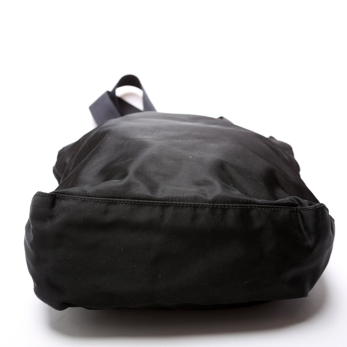 Prada Nylon Zip Tote   Black Bag