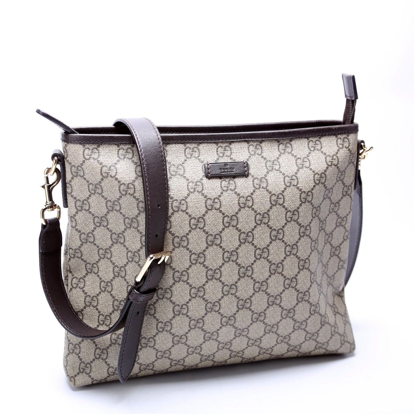 Gucci 388924 GG Supreme Crossbody Bag