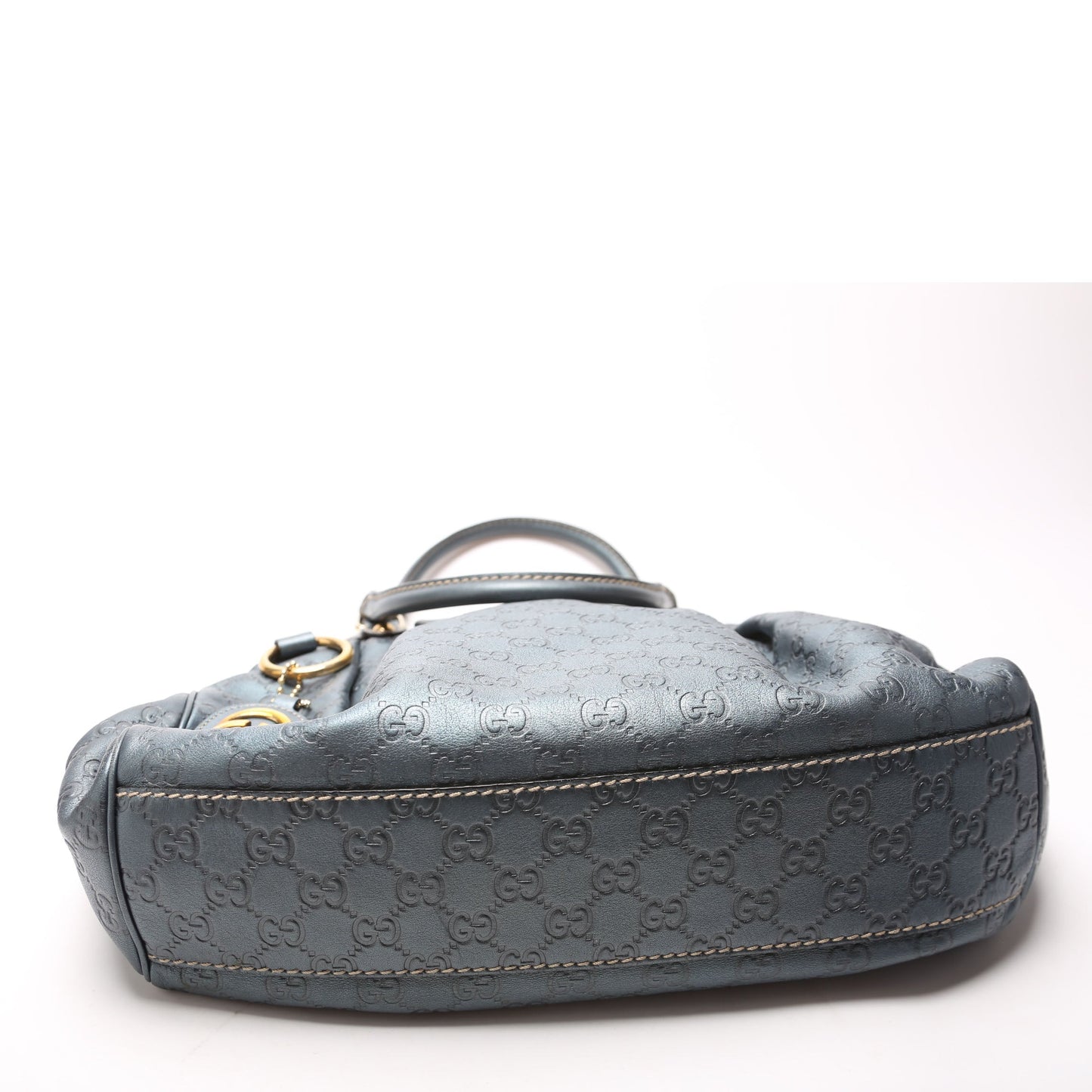 Gucci  Sukey GG Leather Medium Blue