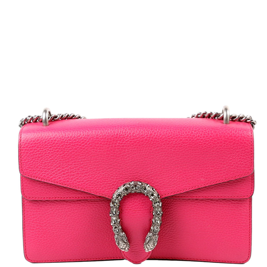 Gucci  Dionysus Leather Shoulder Small Pink