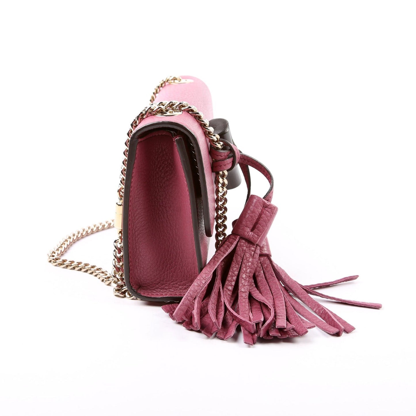 Gucci  Miss Bamboo Tassel Chain Bag Purple