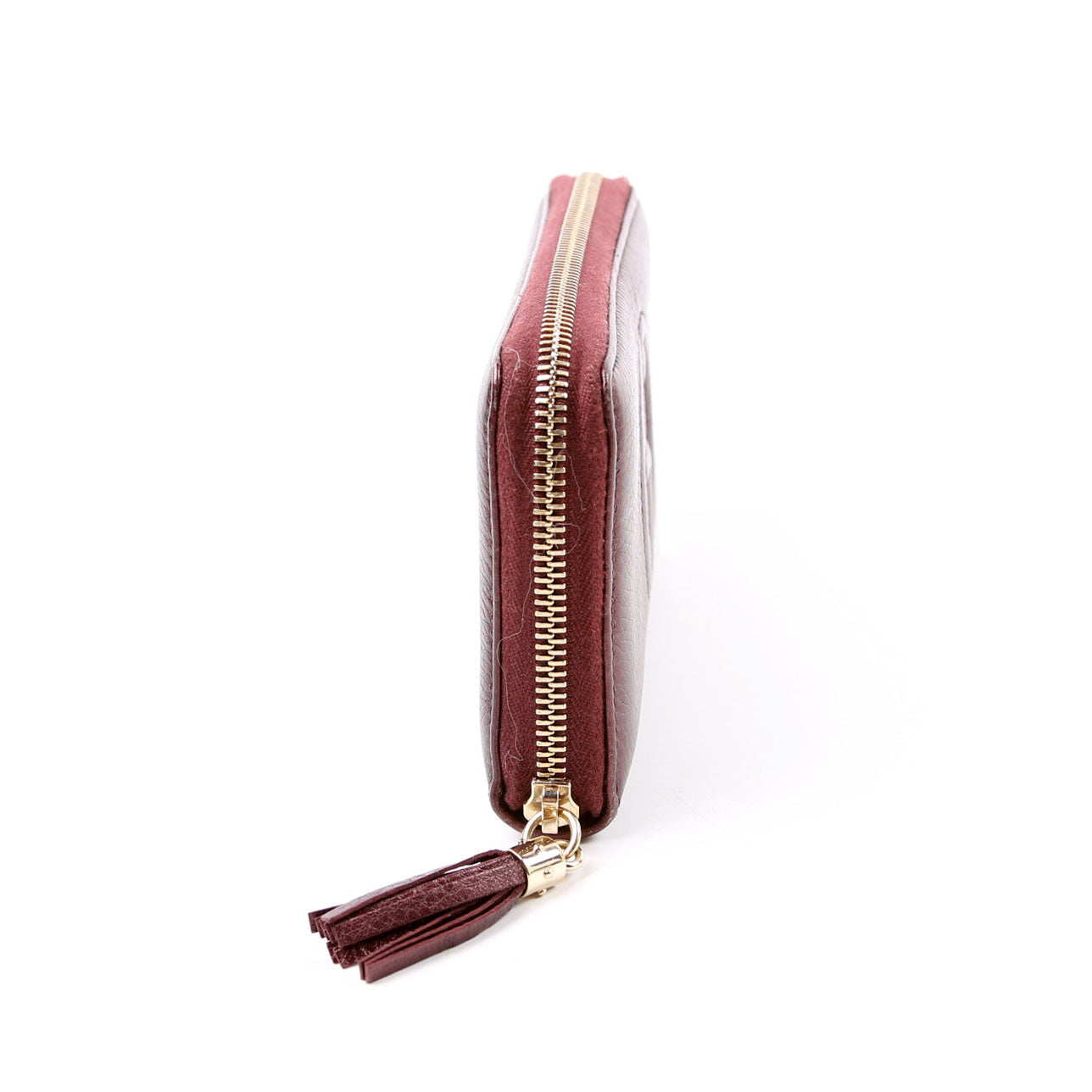 Gucci  Soho Zippy Wallet Maroon