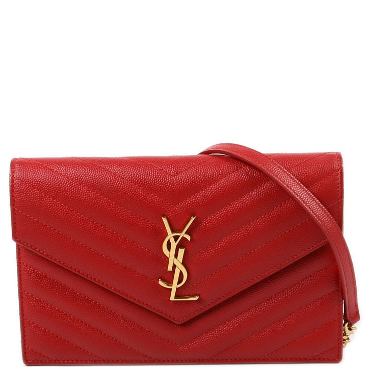 Saint Laurent Envelope Chain Wallet Bag