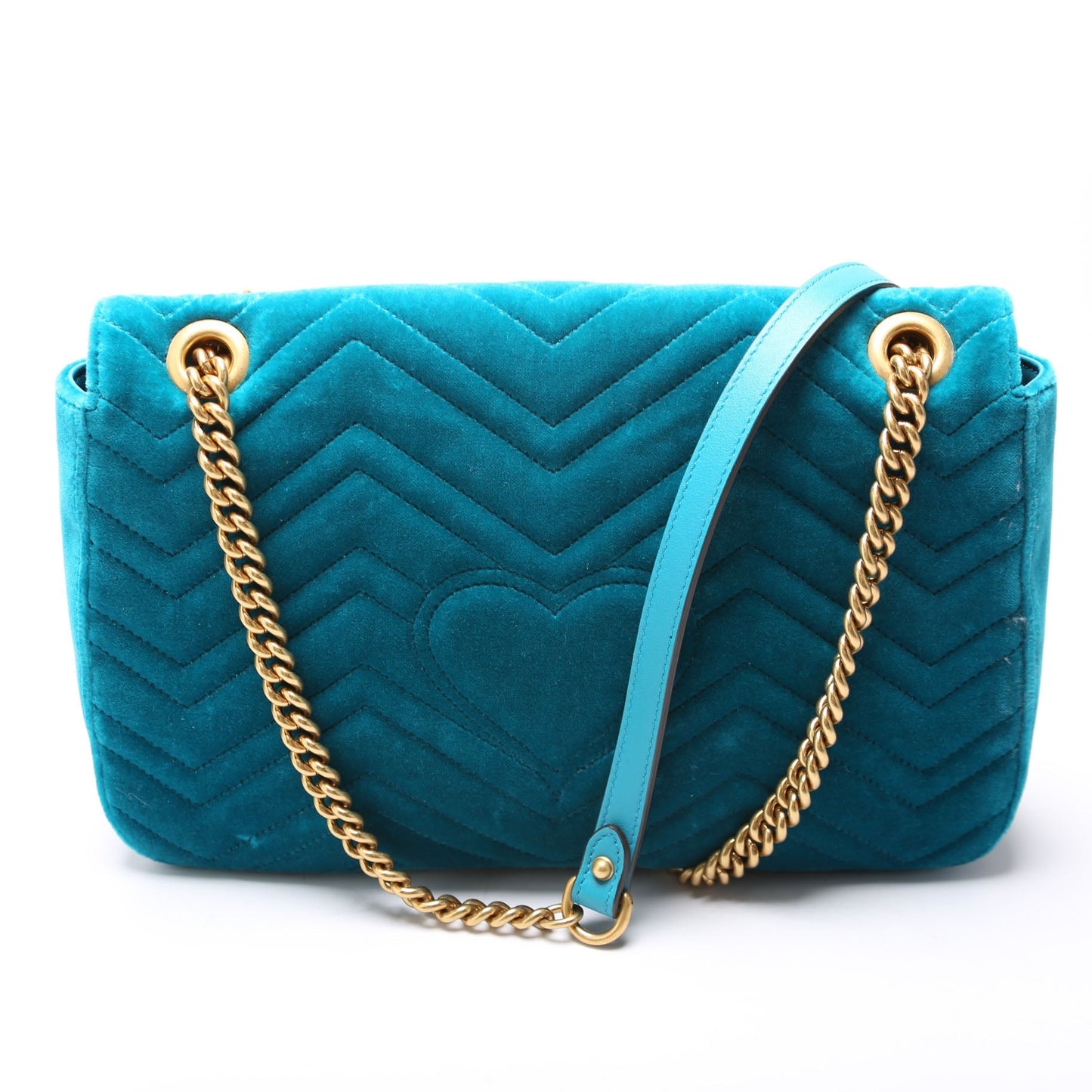 Gucci  th Anniversary XXV Marmont Velvet Shoulder Medium