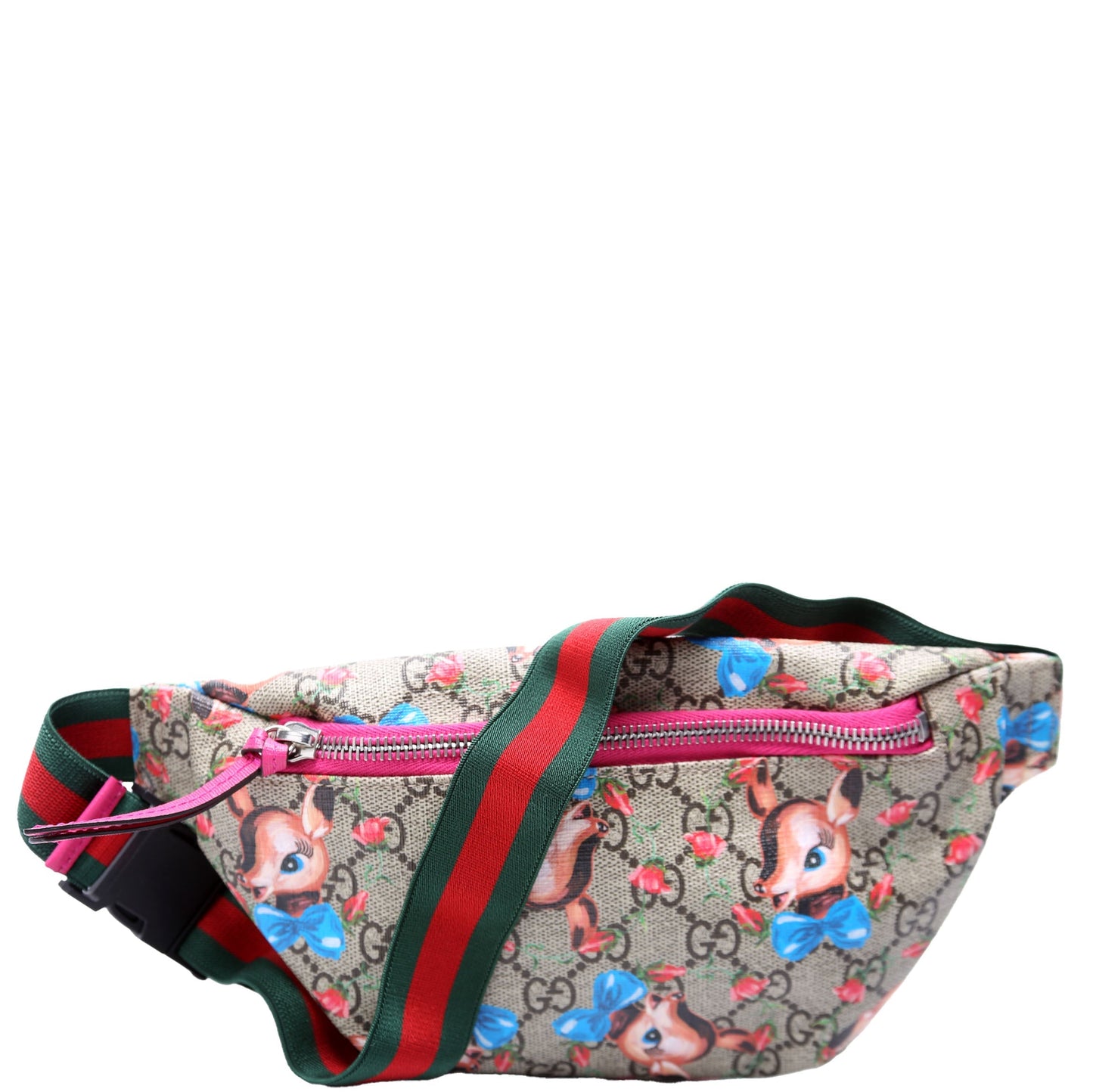 Gucci  Kids Fawn and Flowers Belt Bag