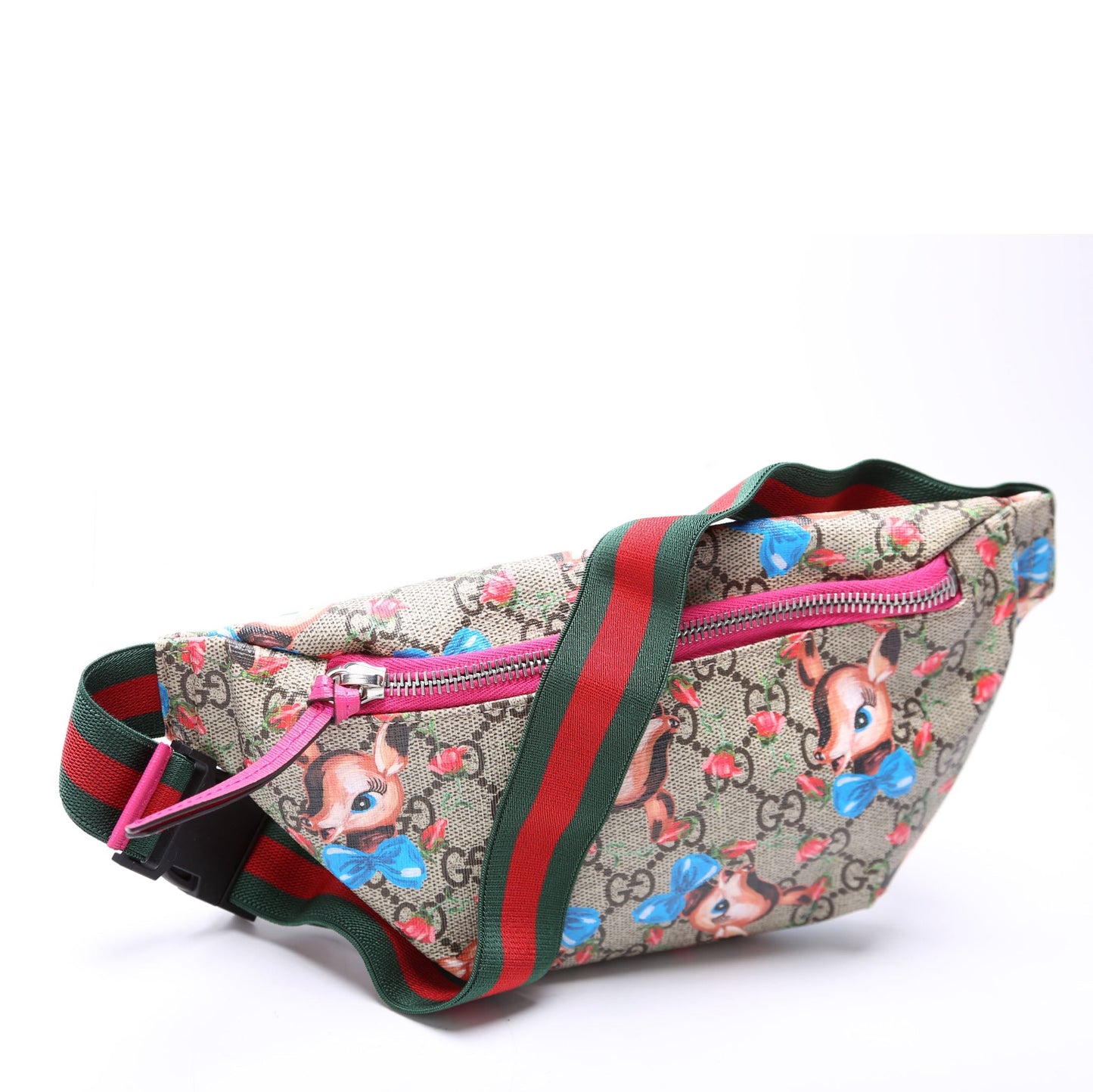 Gucci  Kids Fawn and Flowers Belt Bag