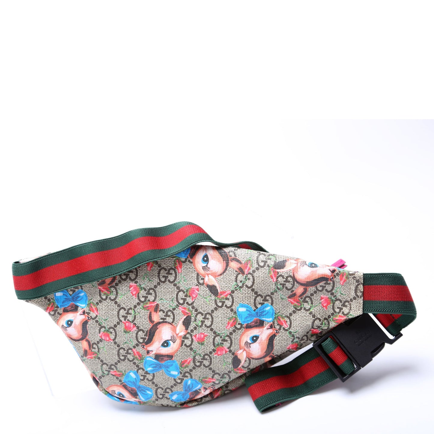 Gucci  Kids Fawn and Flowers Belt Bag