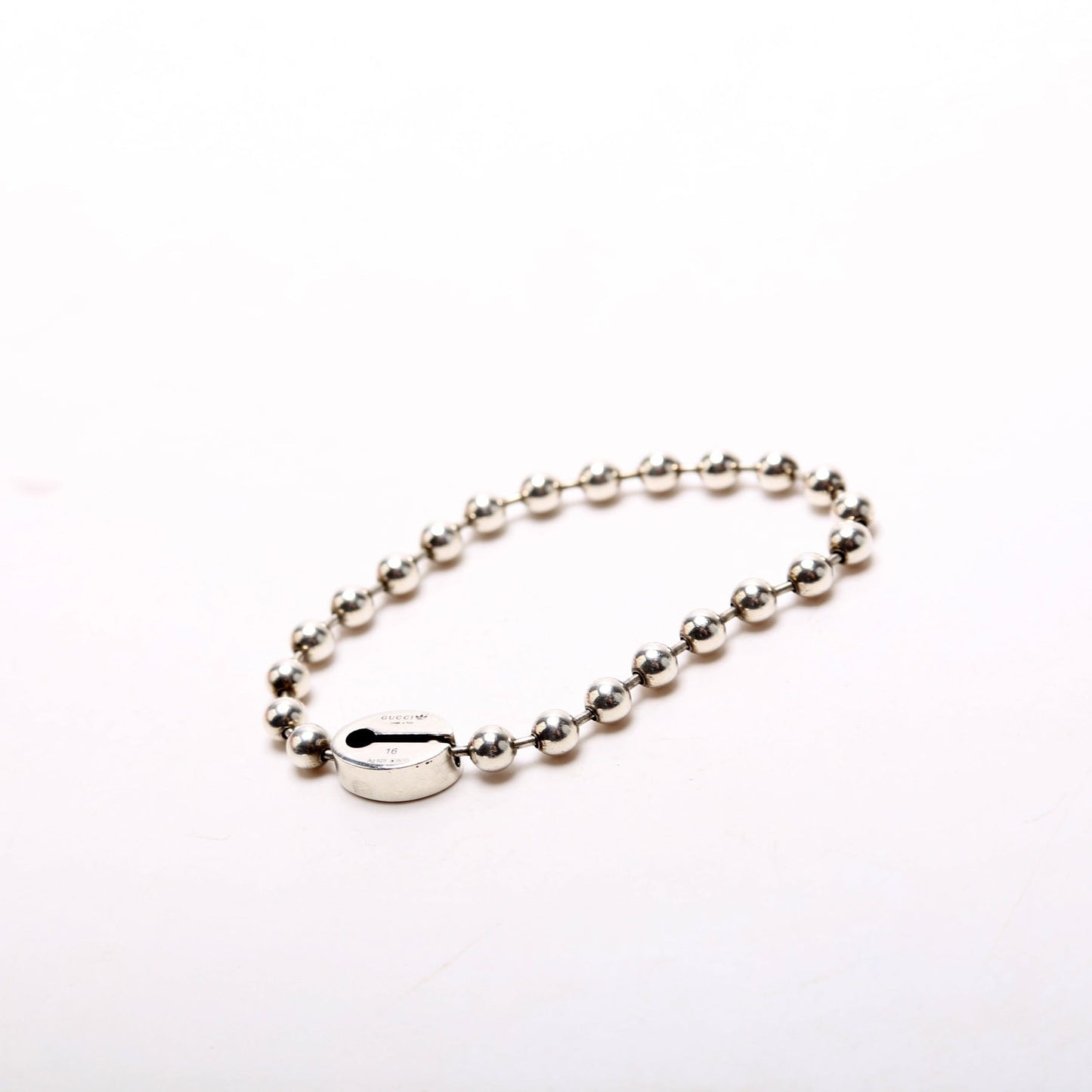 Gucci X Adidas Boule Ball Chain Bracelet Size