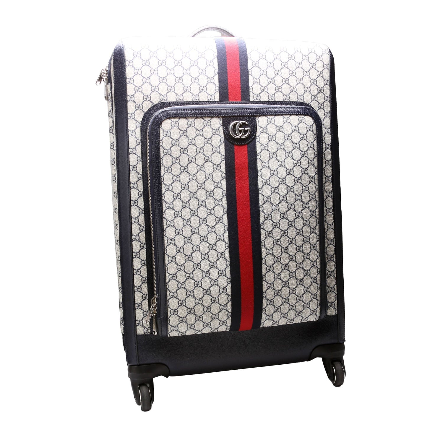 Gucci  GG Supreme Large Savoy Trolley Blue