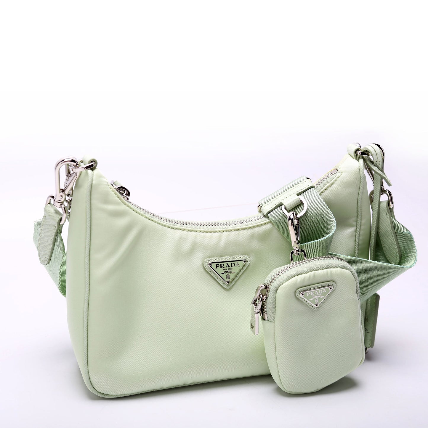 Prada Saffiano Re-Edition 2005 Green Bag