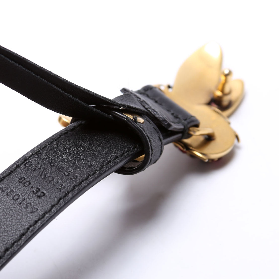 Gucci  Queen Margaret Bee Belt Size / Black