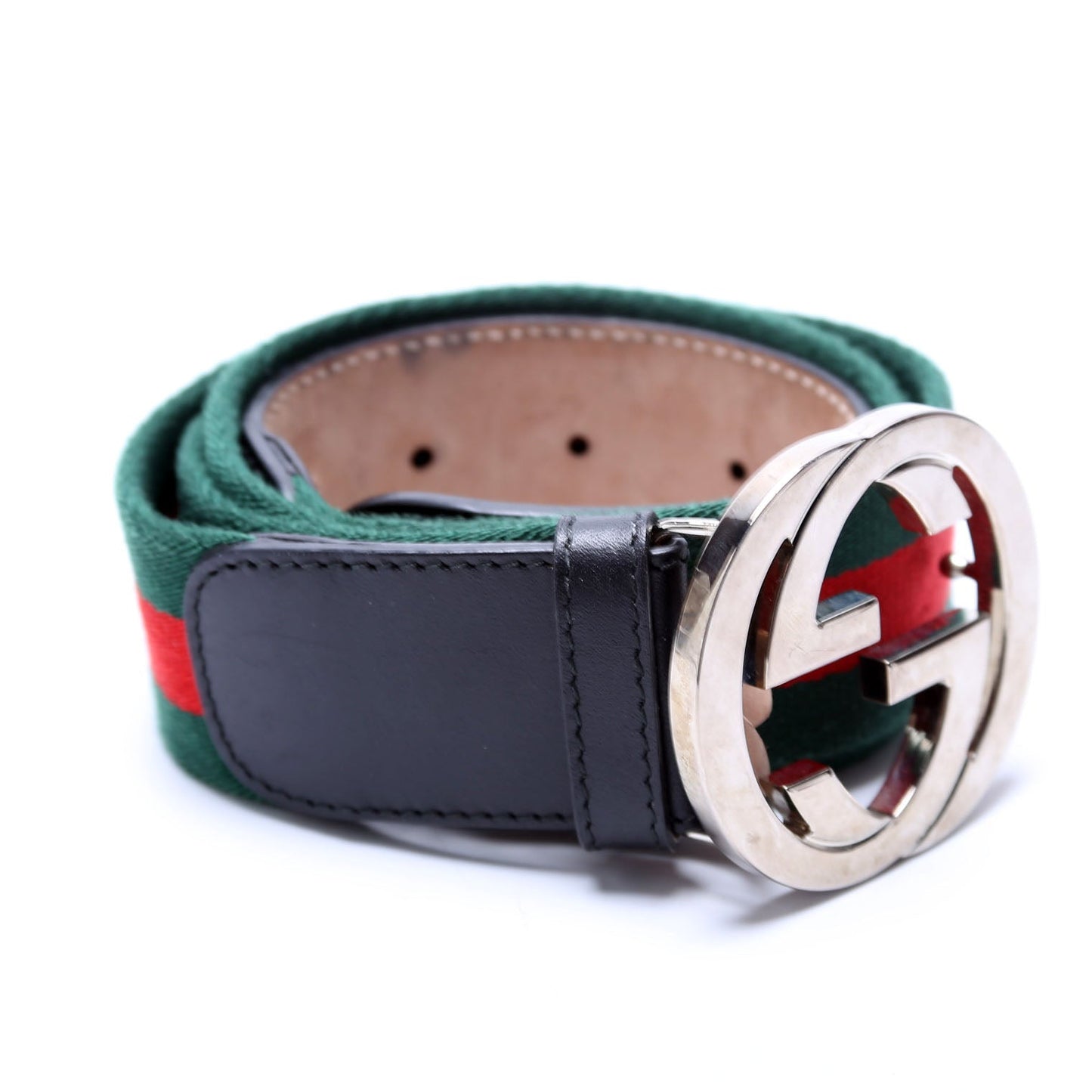 Gucci  GG Web Belt Size / Green/Red