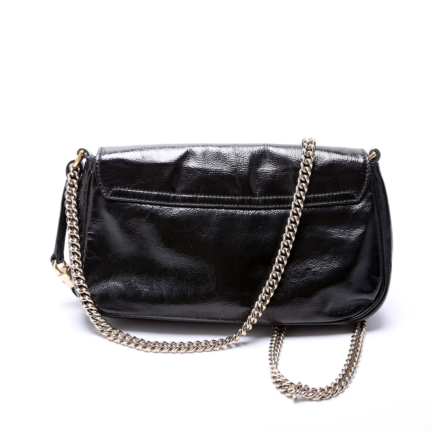 Gucci  Soho Chain Crossbody Medium Patent Black