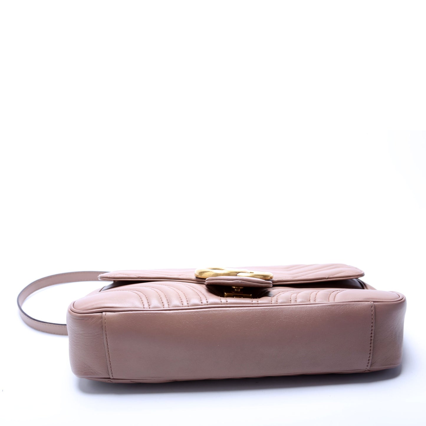 Gucci 443496 Marmont Leather Shoulder Medium Bag