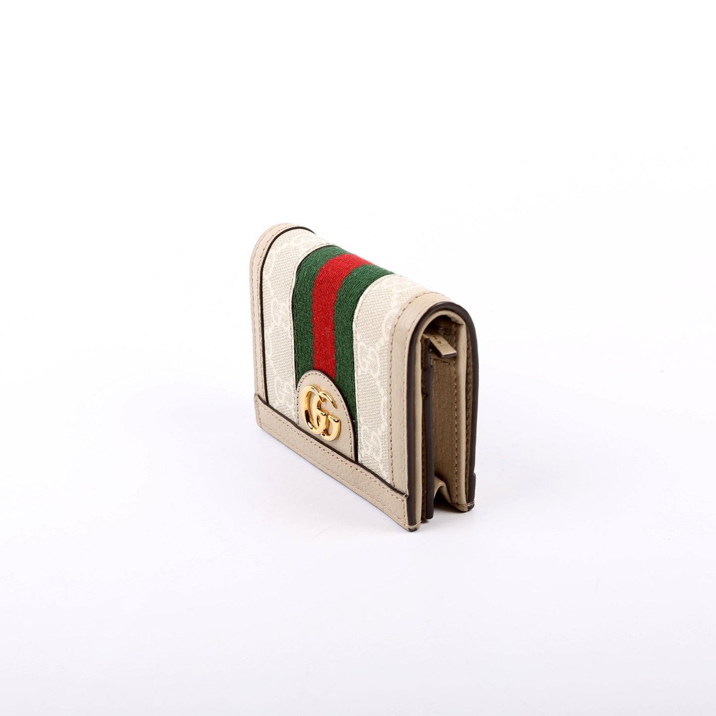 Gucci  Ophidia GG Card Case Wallet Beige
