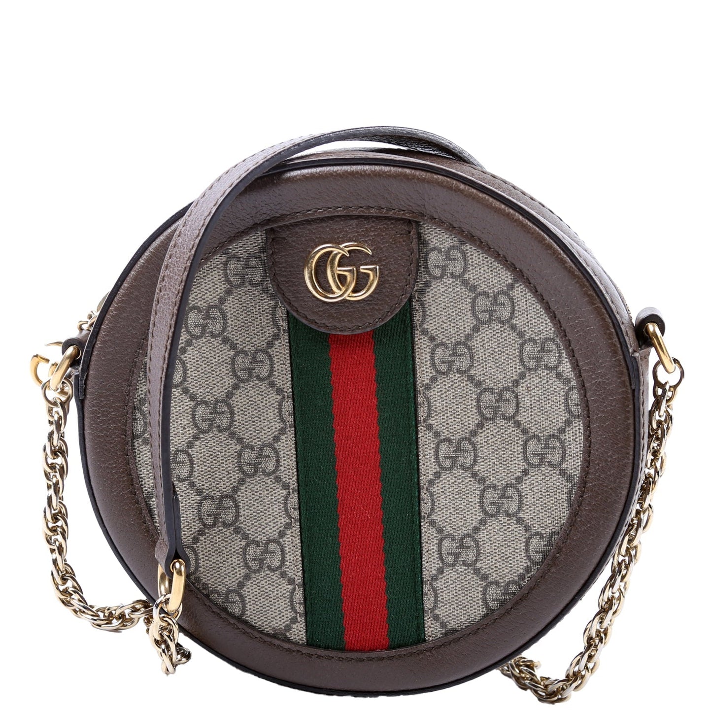 Gucci  Ophidia GG Supreme Round Small Crossbody