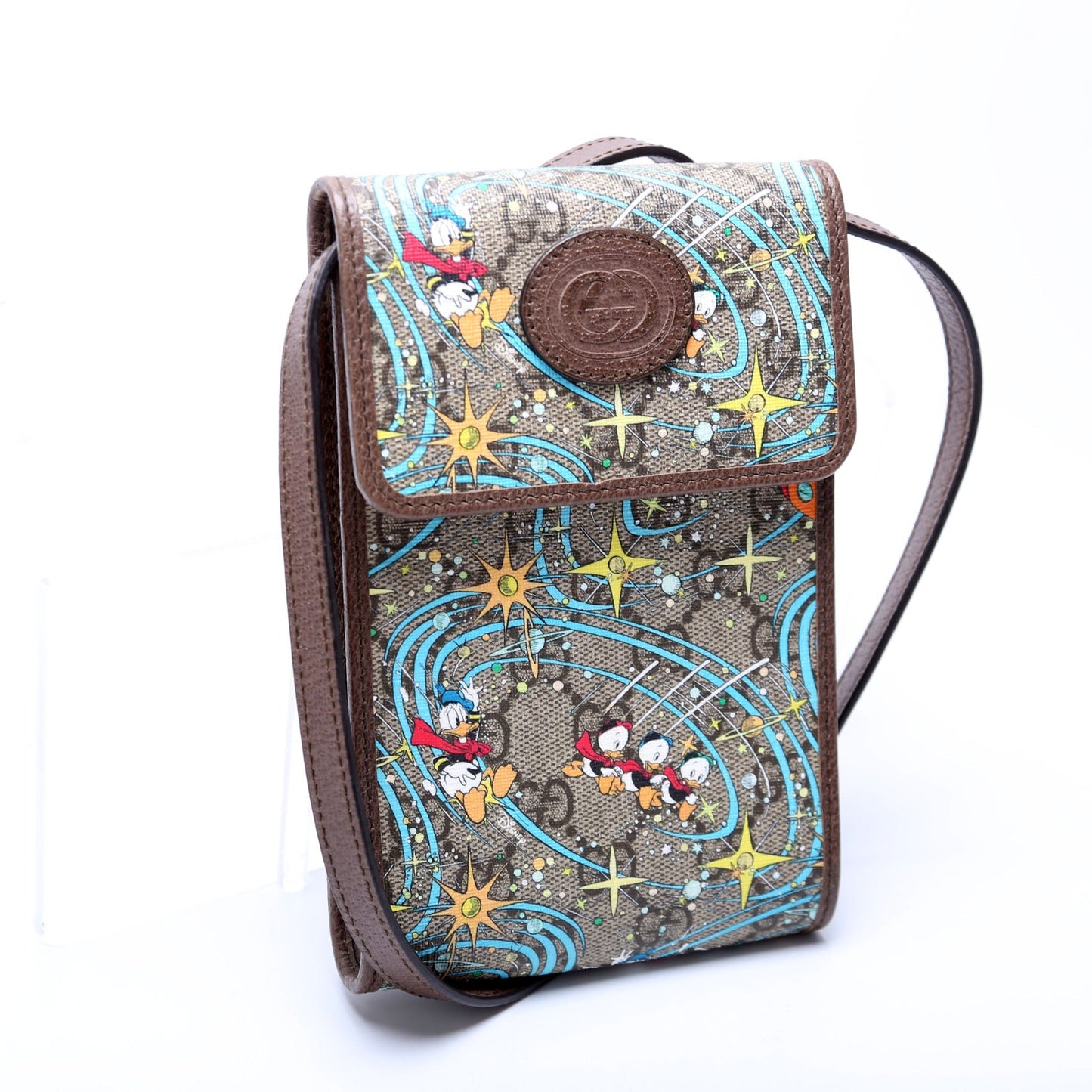 Gucci  X Disney GG Supreme Donald Duck Mini Crossbody