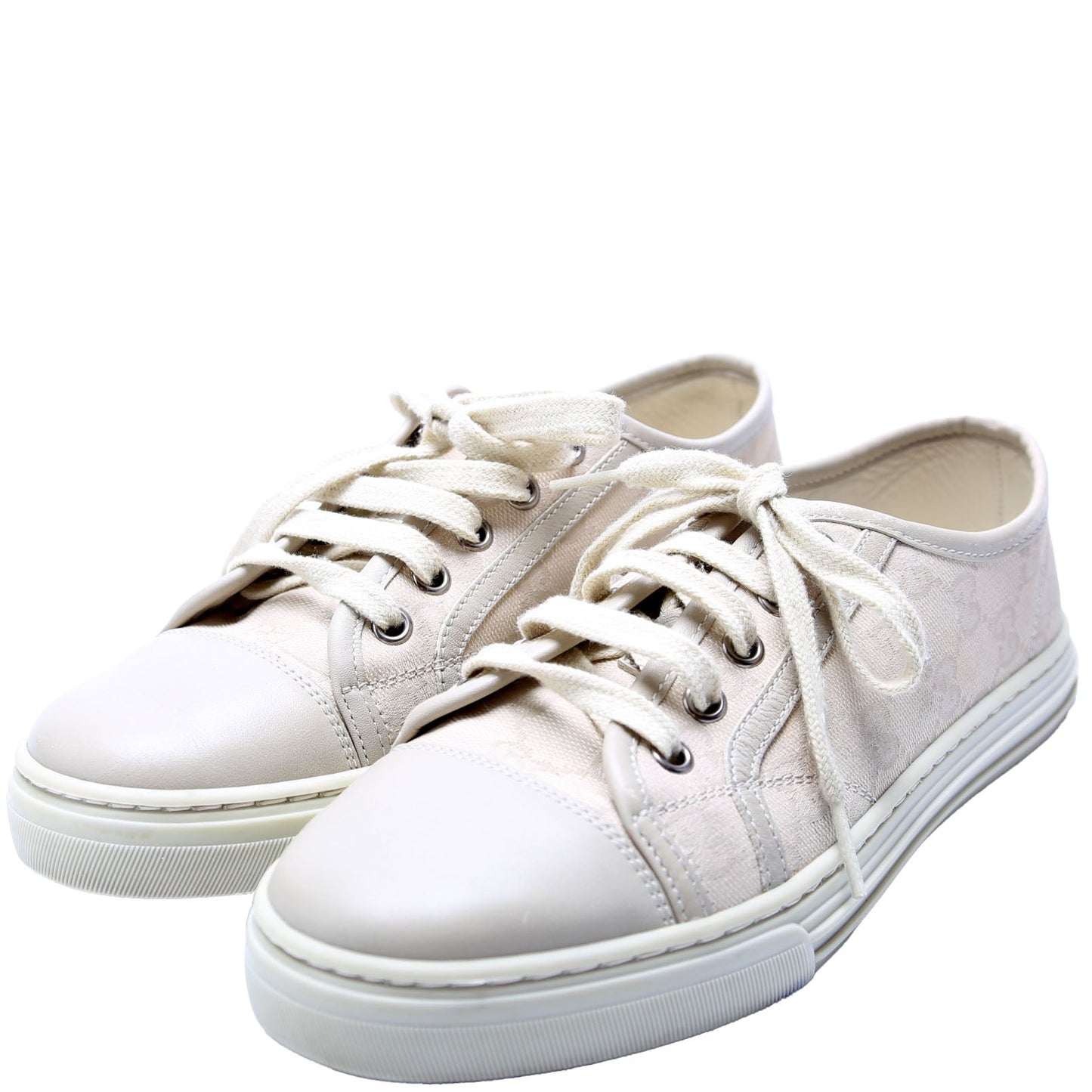 Gucci GG Canvas Low Top Sneakers Size  Grey