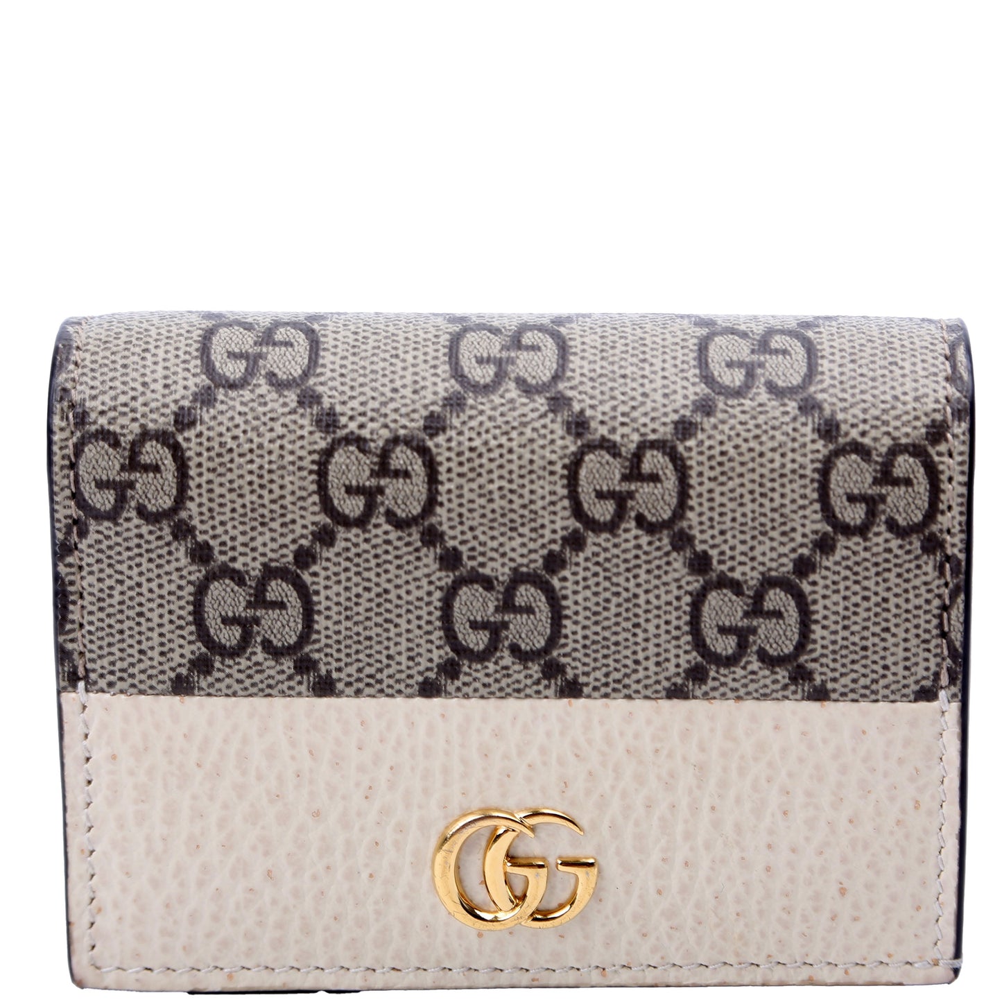 Gucci  GG Supreme Marmont Card Case White