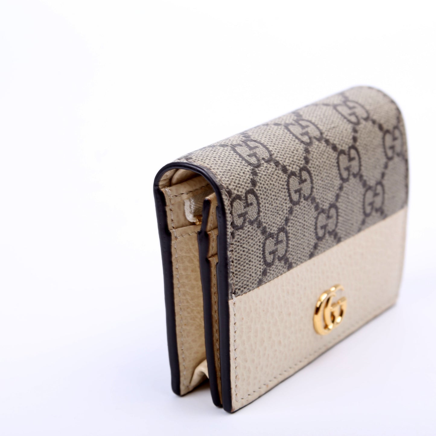 Gucci  GG Supreme Marmont Card Case White