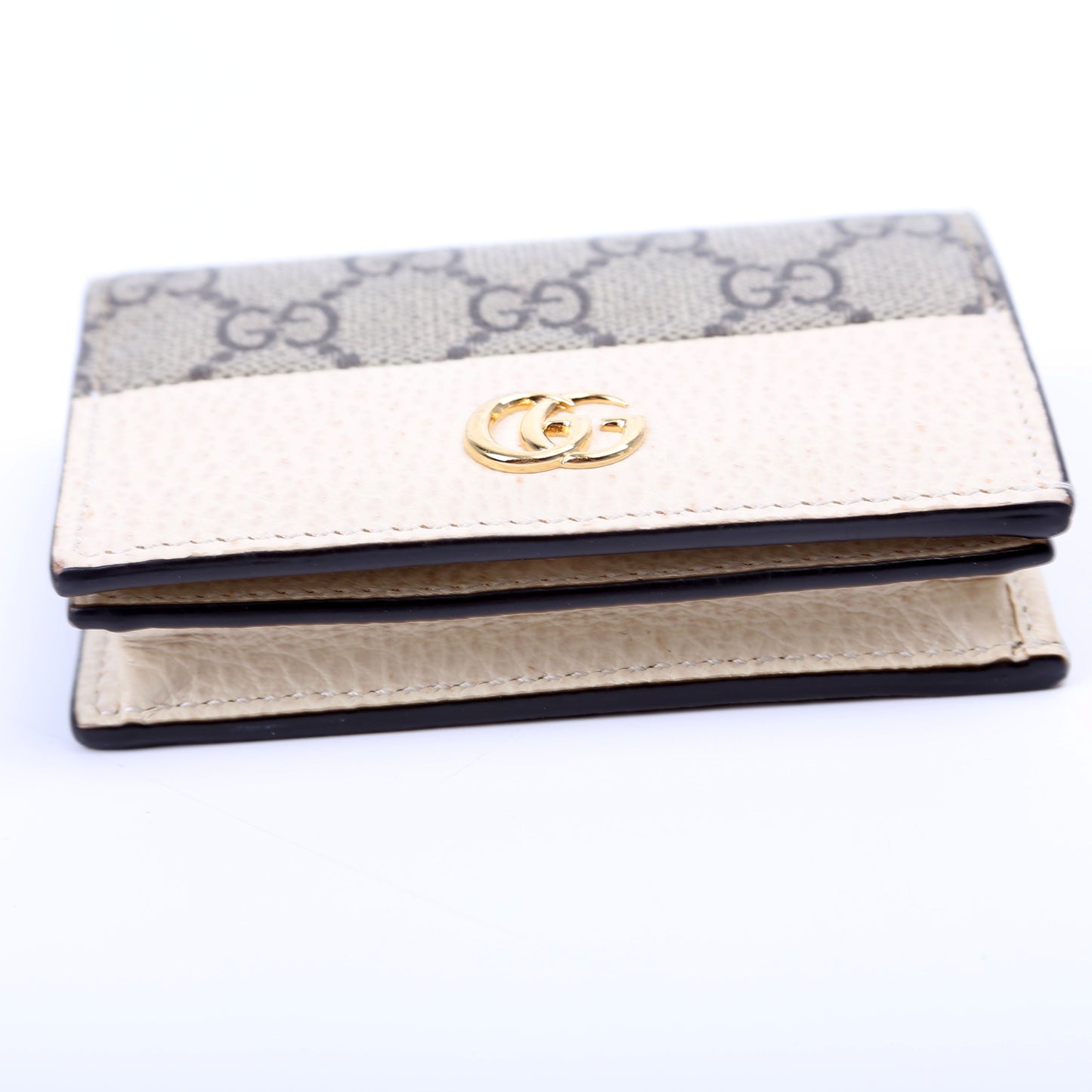 Gucci  GG Supreme Marmont Card Case White