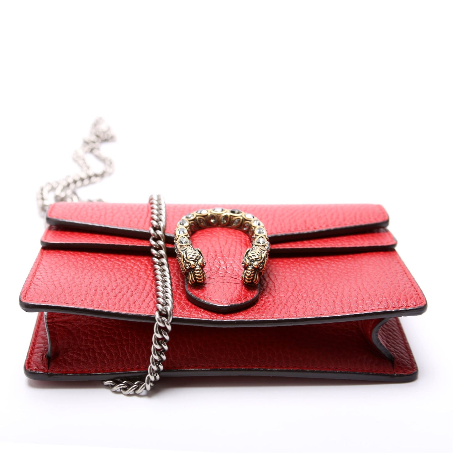Gucci  Dioysus Leather Super Mini Red