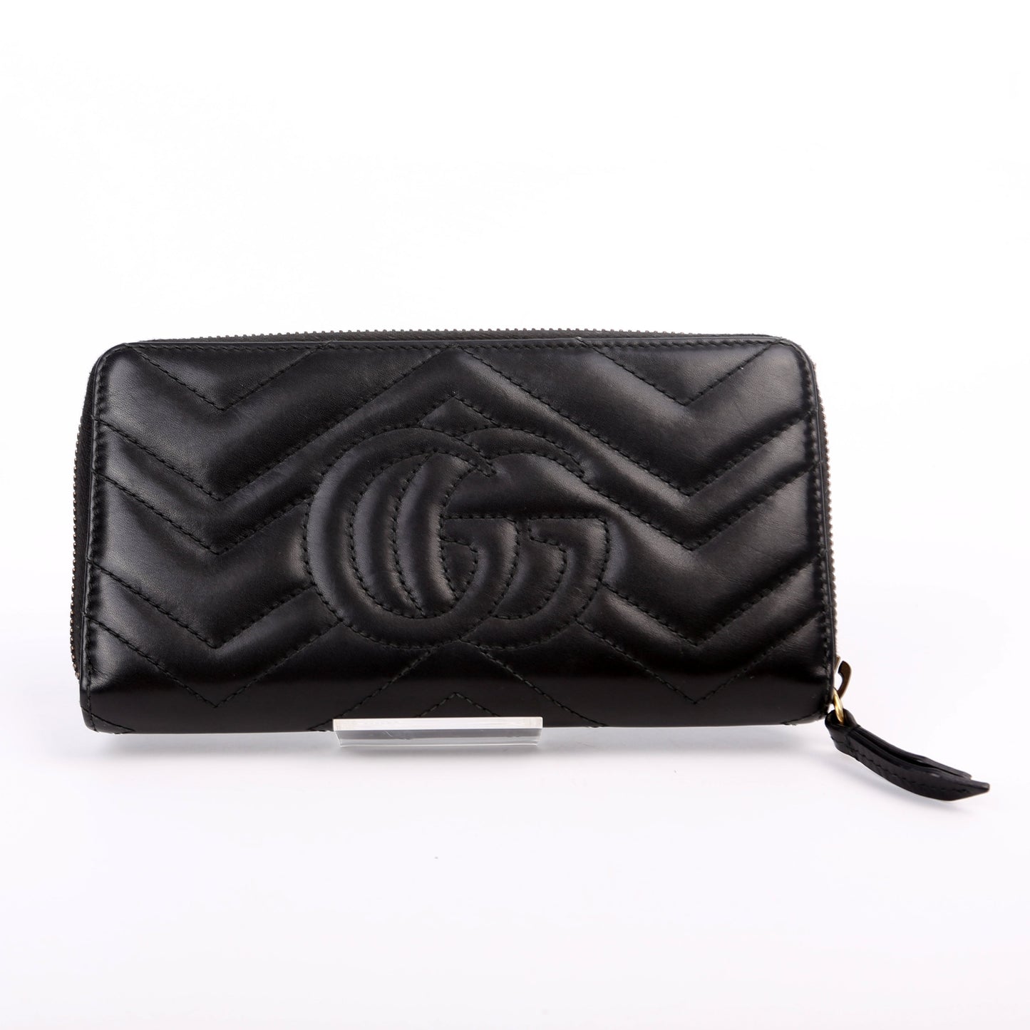 Gucci  GG Marmont Zip Around Wallet Black