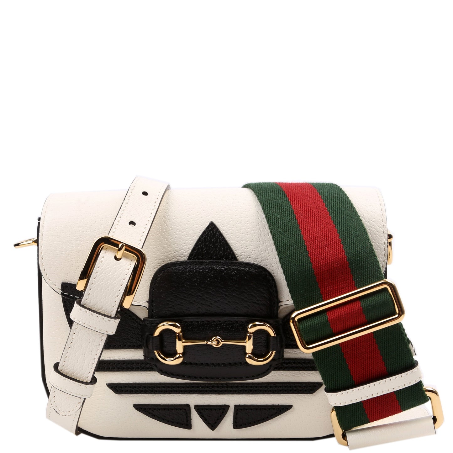 Gucci  Gucci X Adiddas  Horsebit Mini Bag White/Black