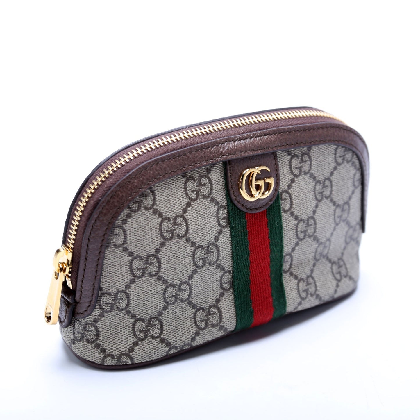 Gucci  Ophidia GG Supreme Medium Cosmetic Case Brown