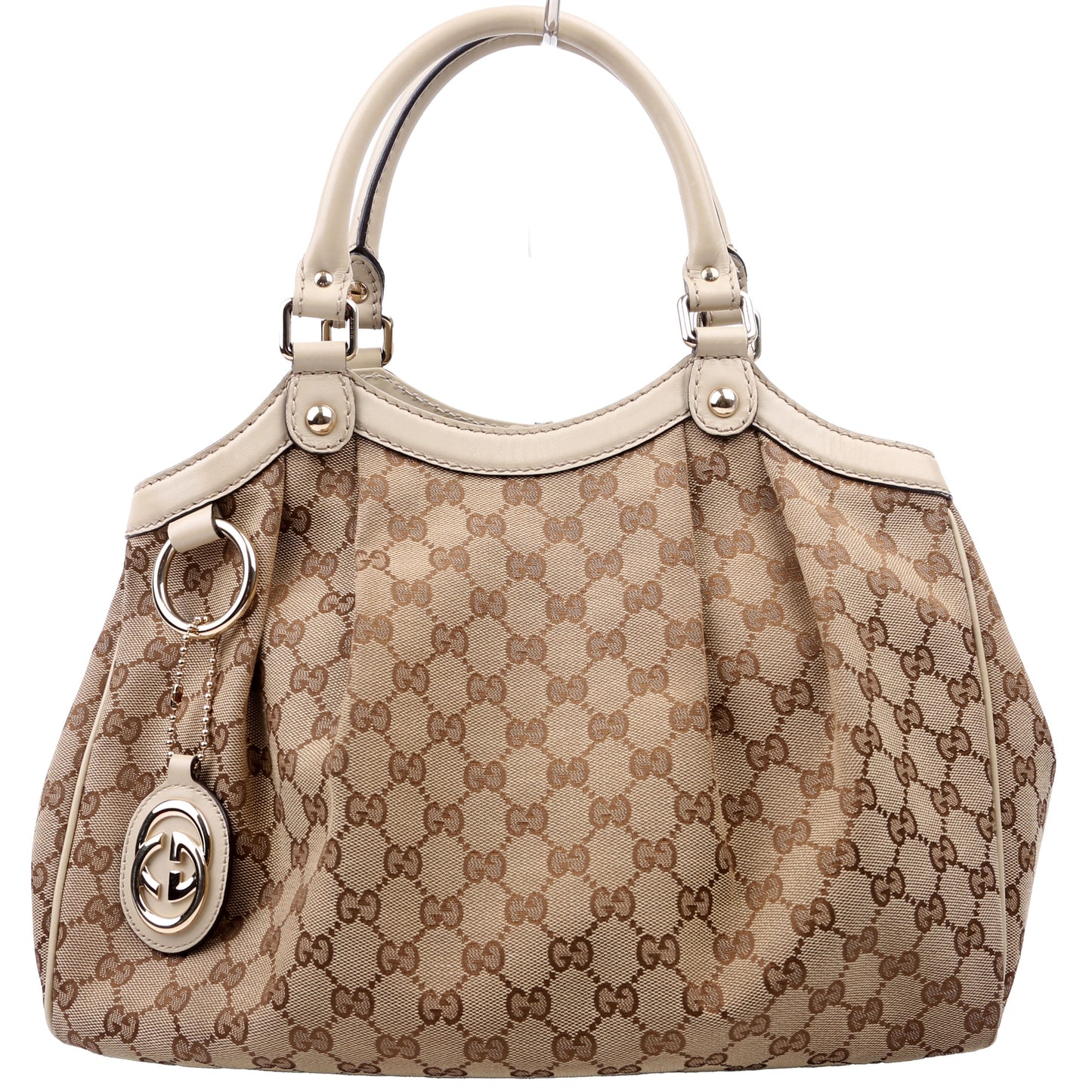 Gucci 211944 Sukey GG Canvas Medium Bag