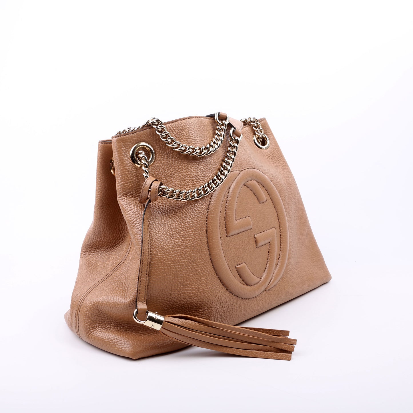 Gucci  Soho Chain Tote Newer Beige