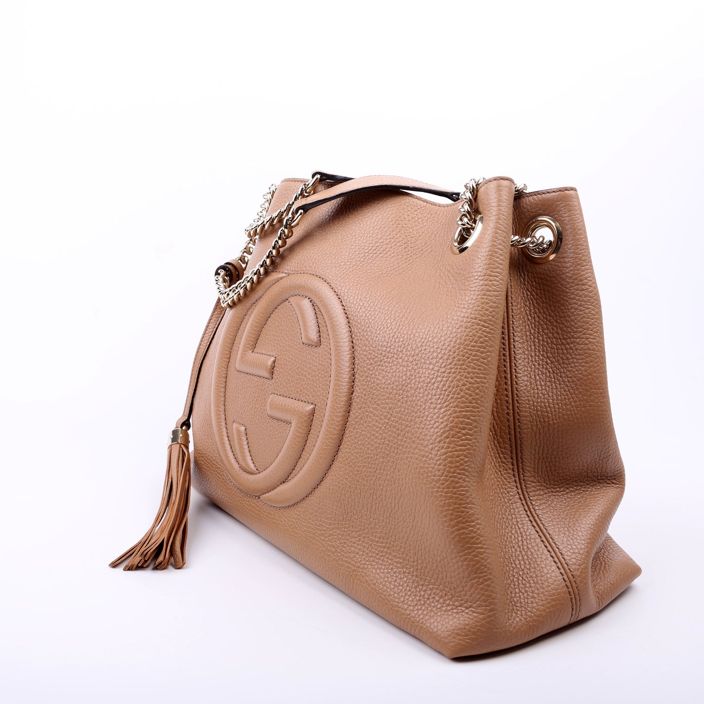 Gucci  Soho Chain Tote Newer Beige