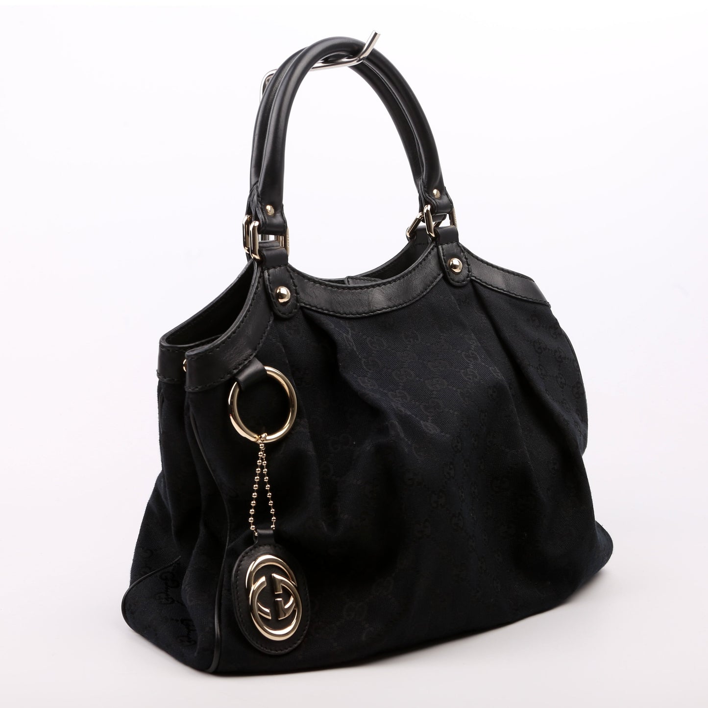 Gucci  Sukey GG Canvas Medium Black