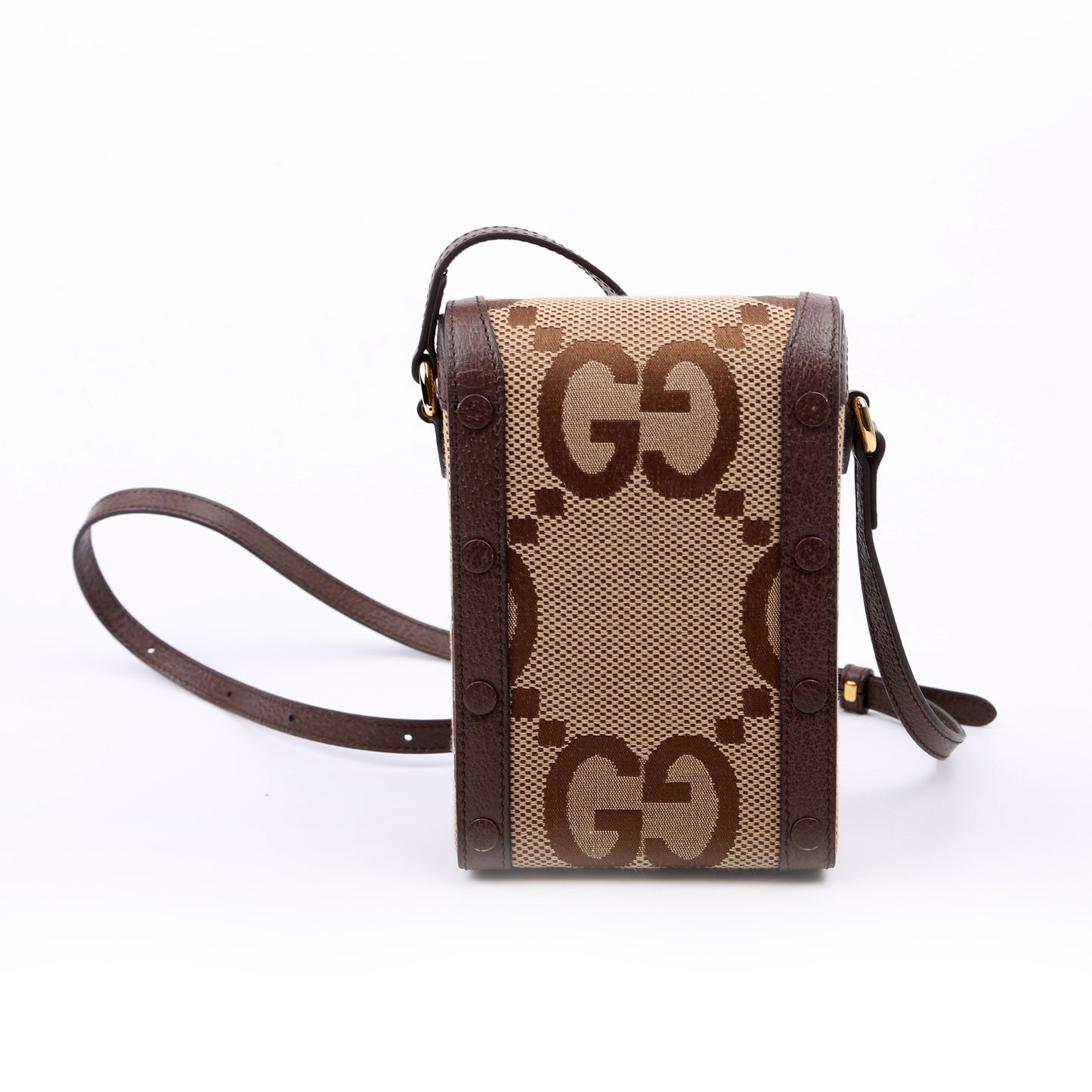 Gucci  Horsebit  Jumbo GG Canvas Mini Bag