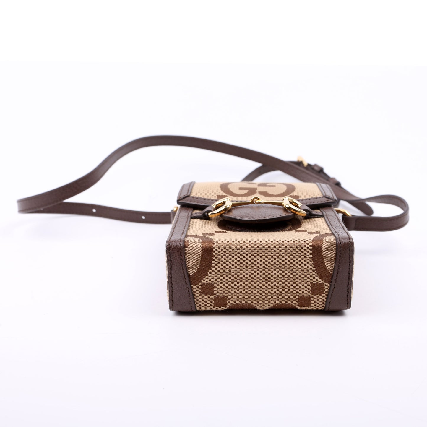 Gucci  Horsebit  Jumbo GG Canvas Mini Bag