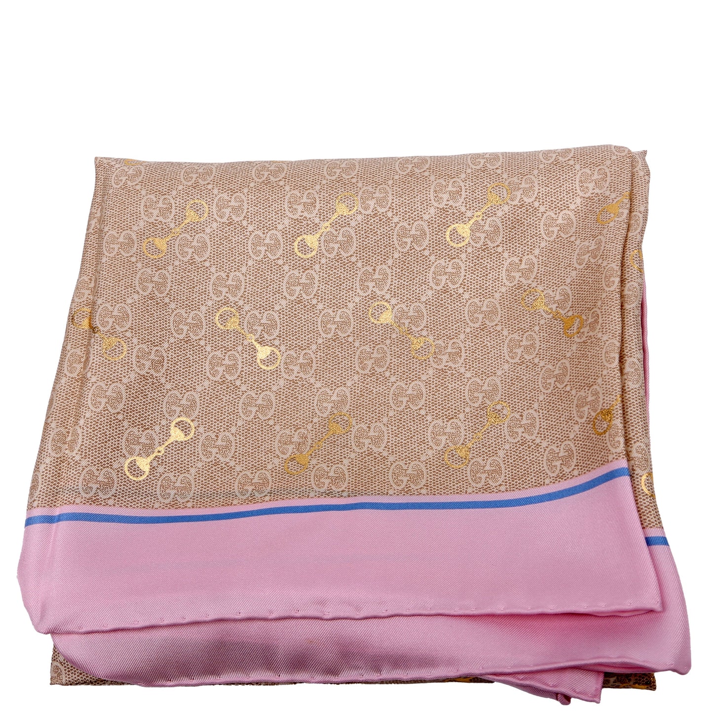 Gucci  GG with Horsebit Silk Square CM