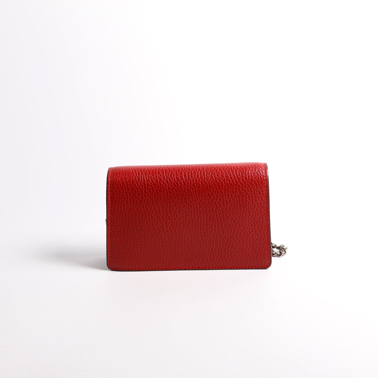 Gucci 476432 Dionysus Leather Super Mini Red Bag