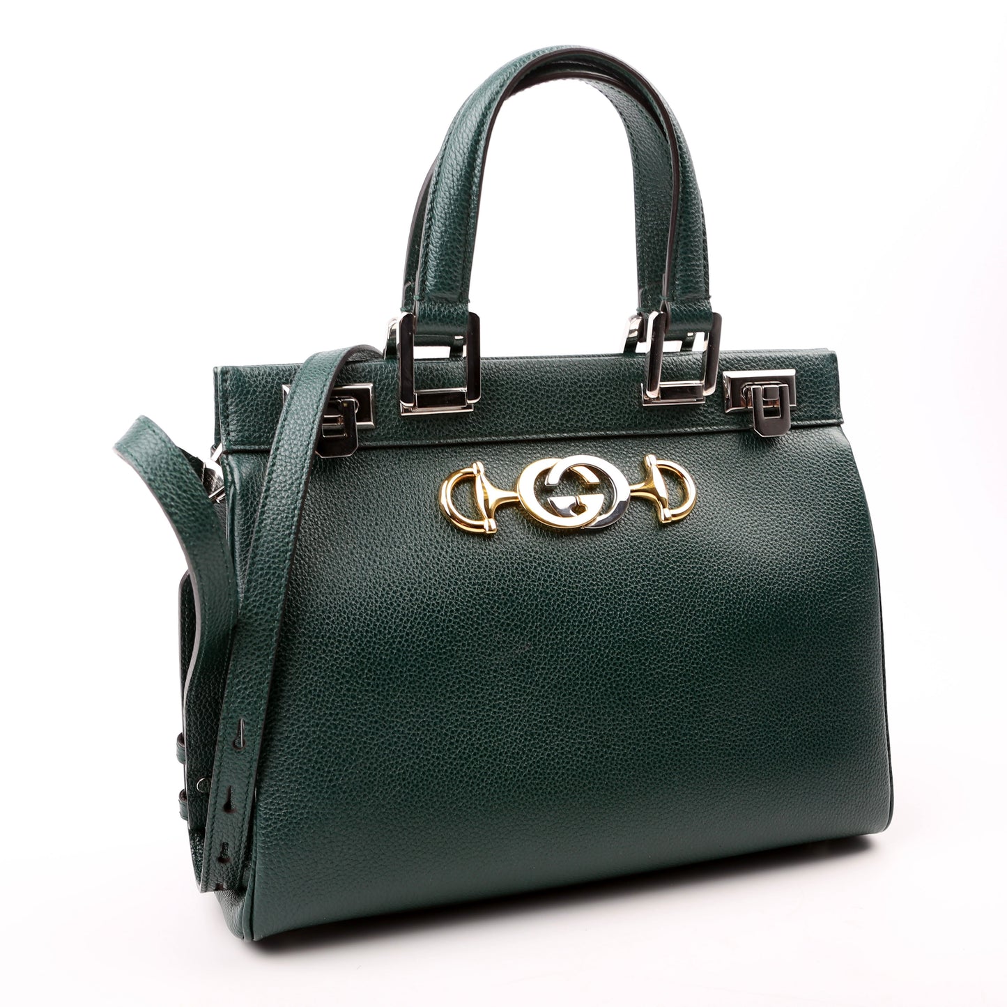 Gucci  Zumi Top Handle Small Green
