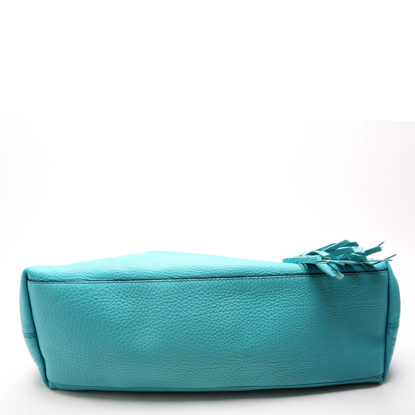Gucci 308982 Soho Leather Shoulder Medium Teal Bag