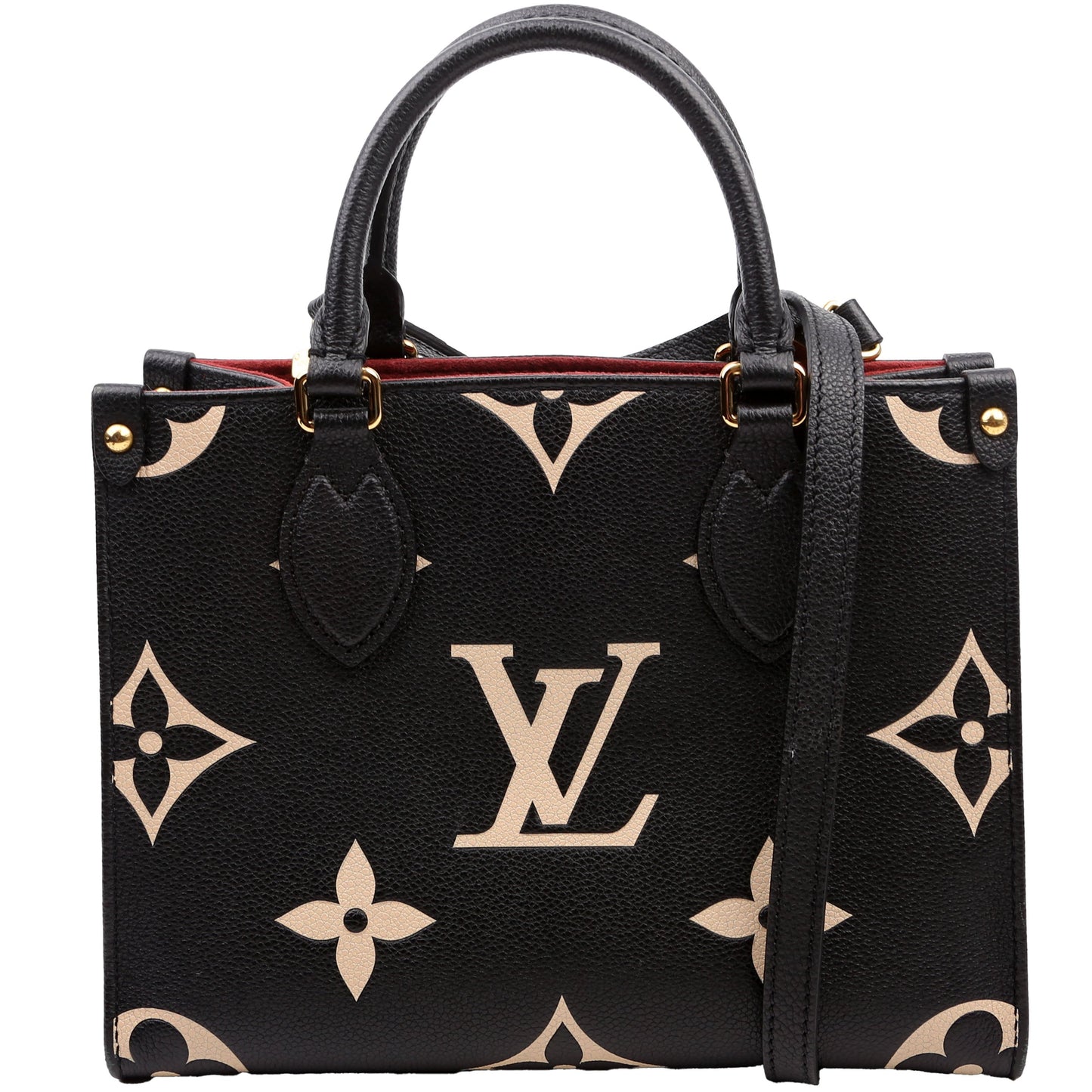Louis Vuitton ONTHEGO PM Bicolor Empreinte Black/Cream