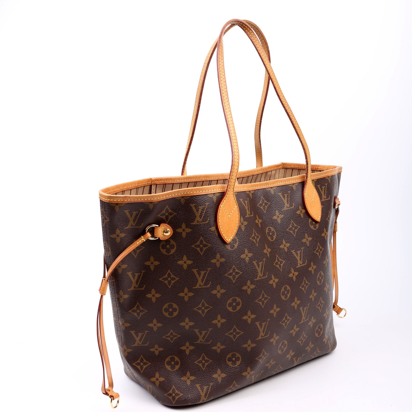 Louis Vuitton Neverfull with Wallet MM Monogram