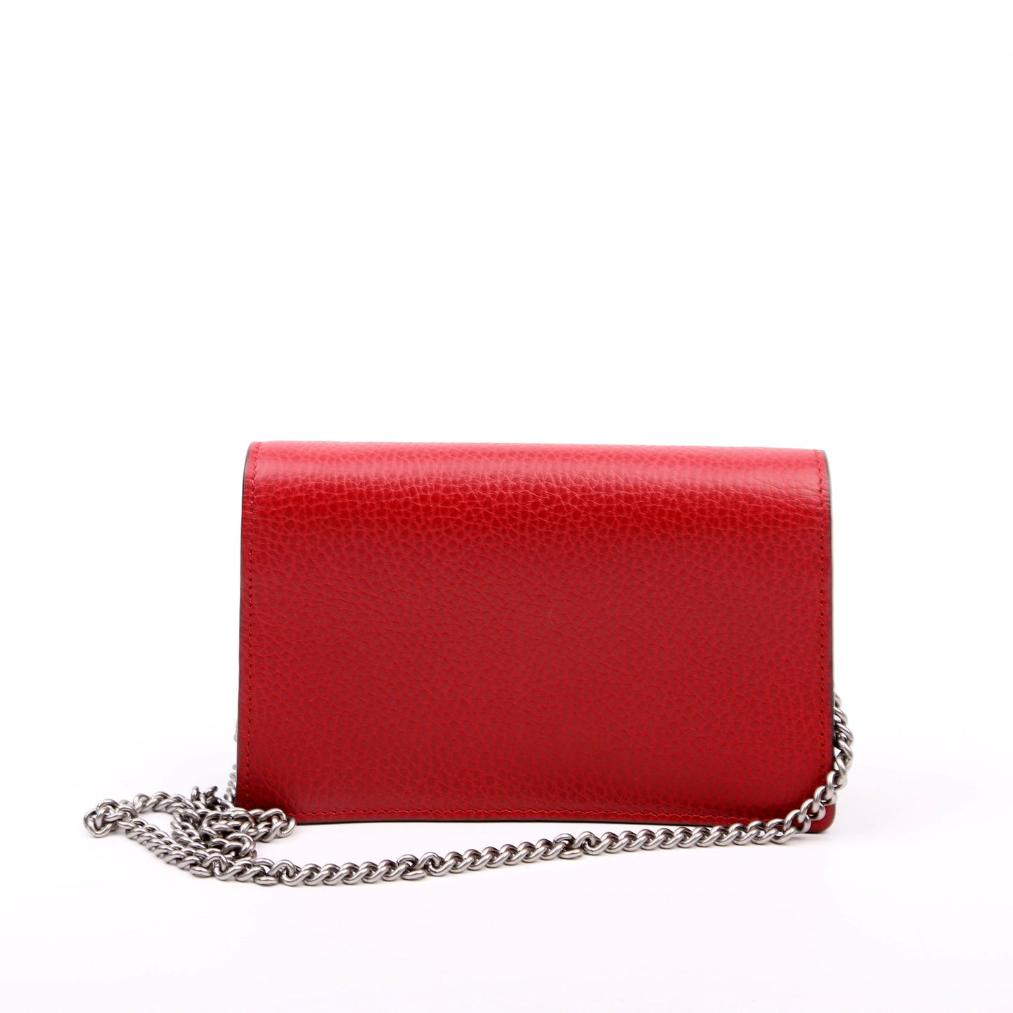 Gucci 476432 Dionysus Leather Super Mini Red Bag