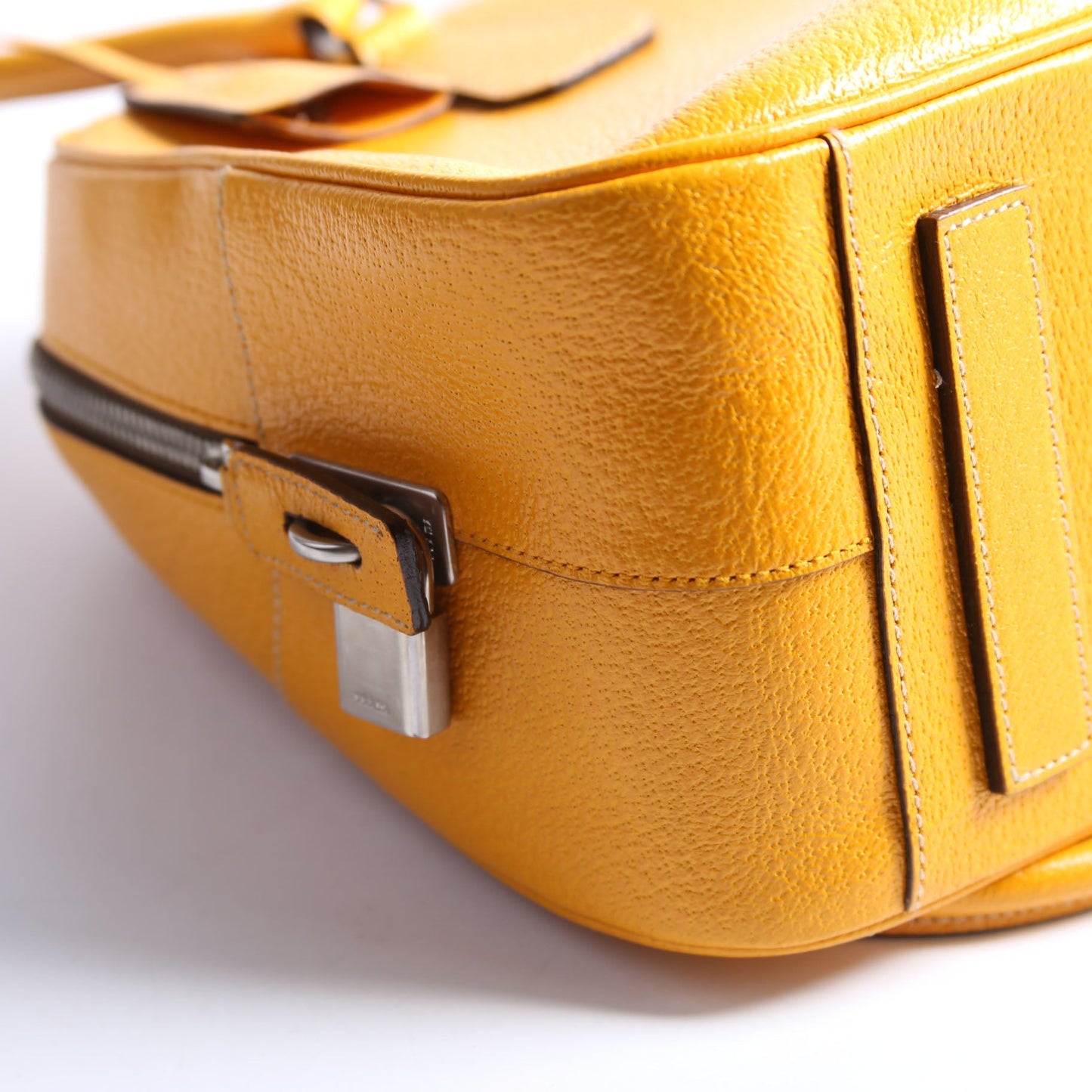 Prada Cinghialge Sport Bowler   Yellow Bag