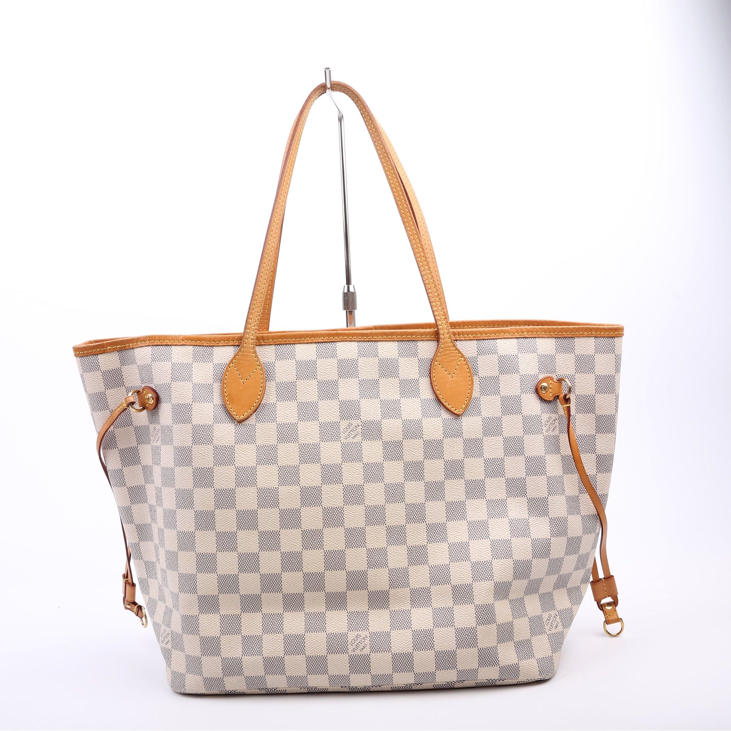 Louis Vuitton Neverfull With Wallet MM Damier Azur