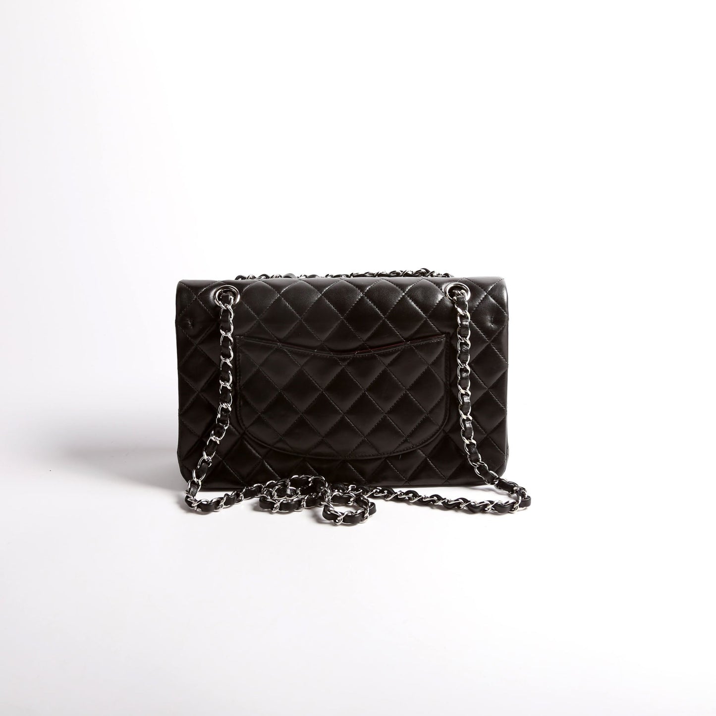 Chanel Classic Flap Medium Lambskin 17-20M Black Bag
