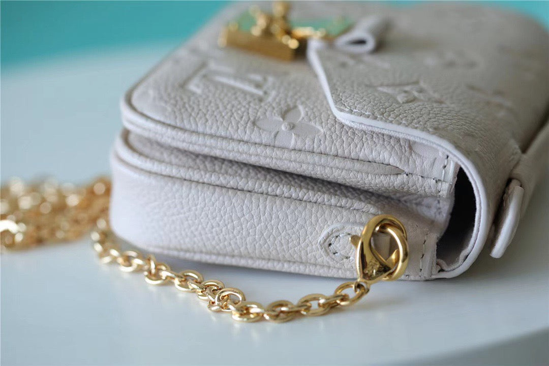 Top Quality Micro Metis Monogram Empreinte Beige For Women, Womens Handbags, Shoulder And Crossbody Bags 5.5in/14cm Top Quality M81390