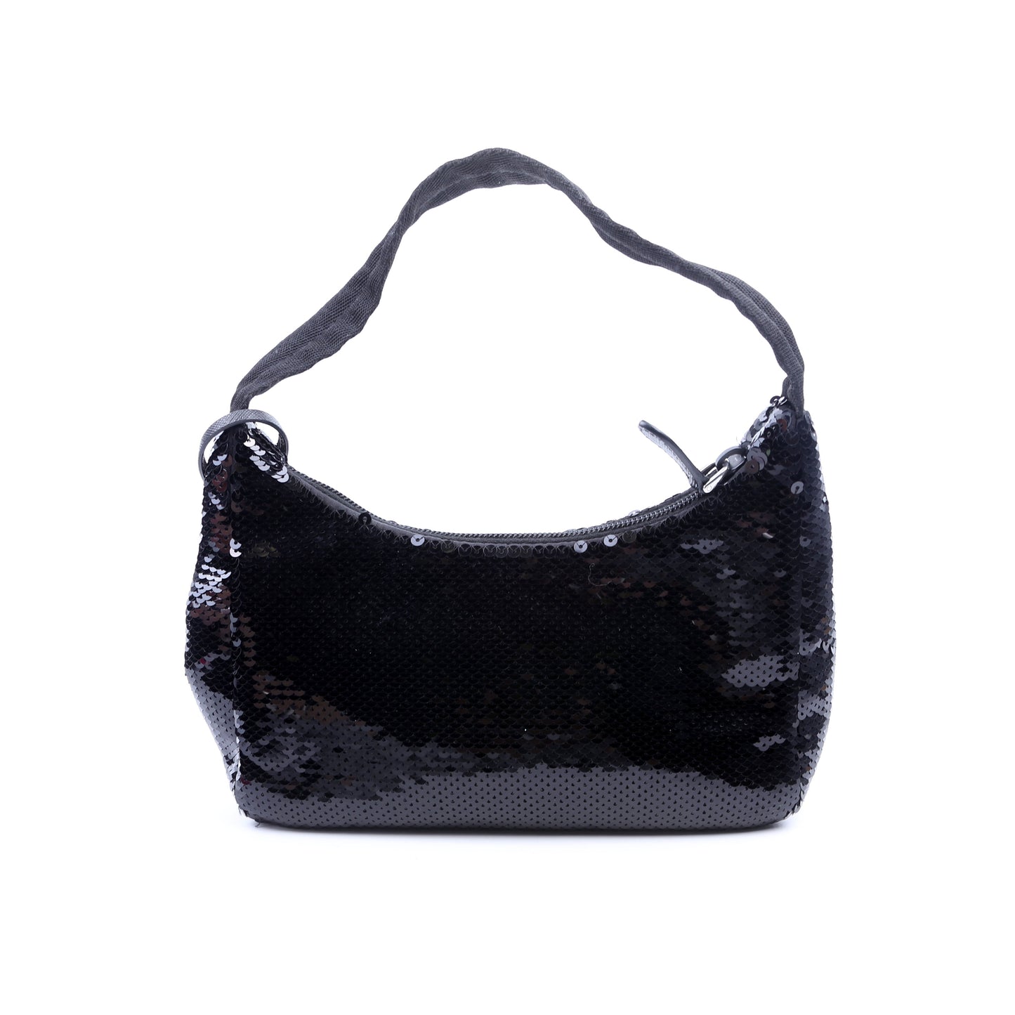 Prada Re-Edition 2000 Sequin Mini Black/White Bag