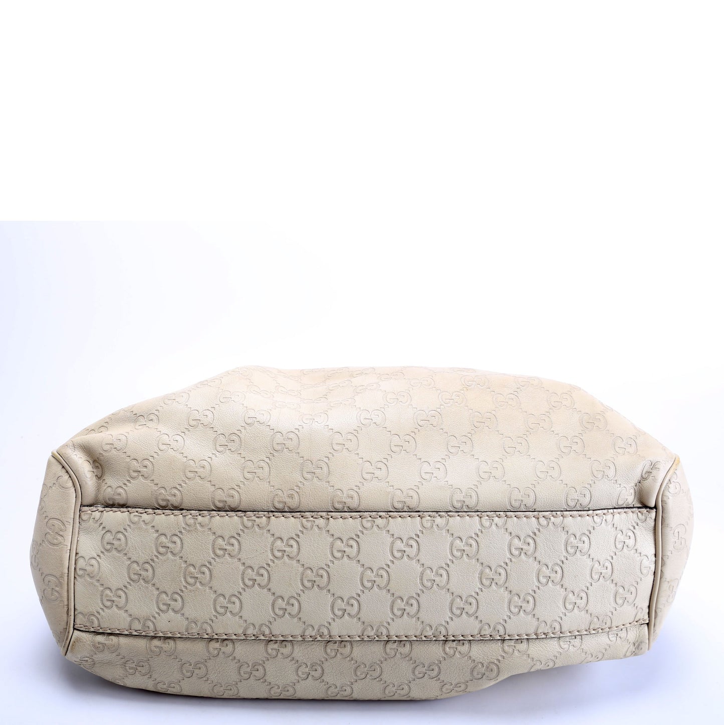 Gucci 211944 Sukey GG Leather Medium Nude Bag