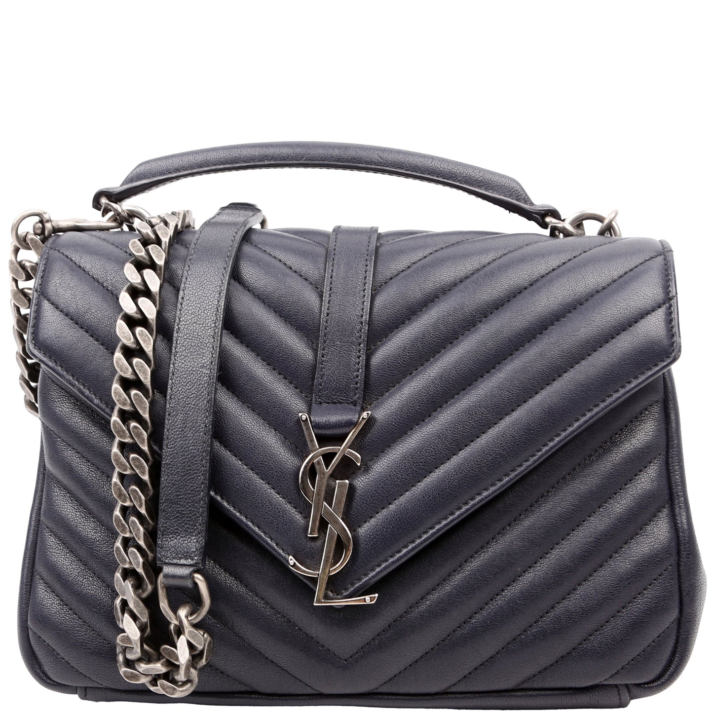 Saint Laurent College Medium 428056 Navy Bag